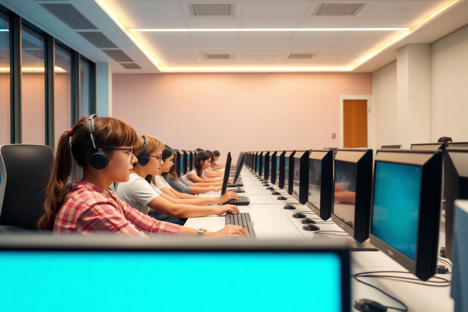 SK Institute modern computer lab